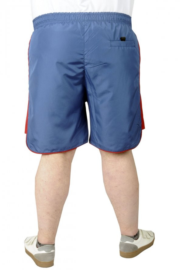 Mode XL Büyük Beden Deniz Şortu Sport Style 22452 İndigo - 3
