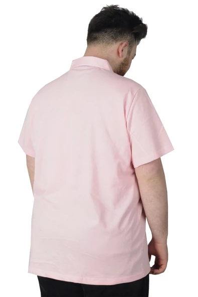 Mode XL Erkek T-Shirt Polo Florida 22303 Somon - Resim 3