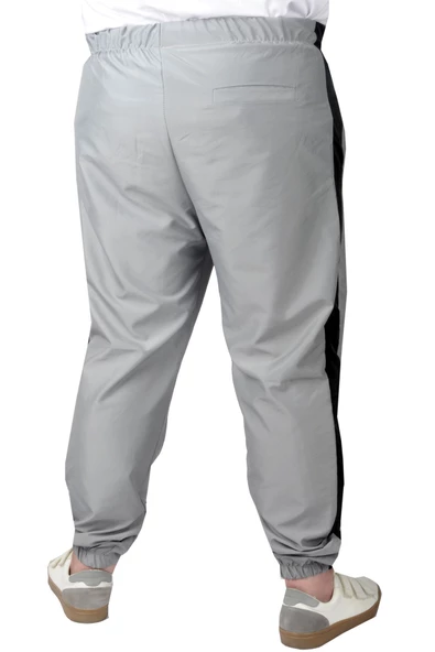 Mode XL Büyük Beden Eşofman Altı Paraşüt 22511 Gri - Resim 3