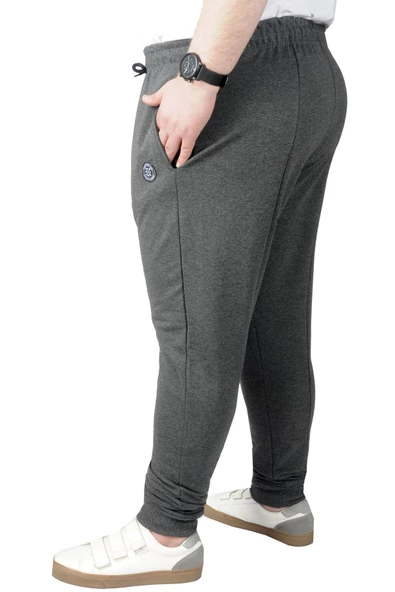 Mode XL Büyük Beden Eşofman Altı Parçalı MD 22014 Antramelanj - Resim 2