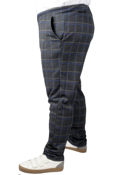 Mode XL Büyük Beden Erkek SweatPant Yancep 22514 Füme - 2