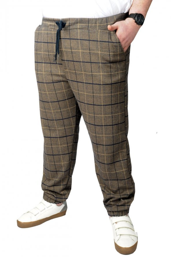 Mode XL Büyük Beden Erkek SweatPant 22512 SütlüKahve