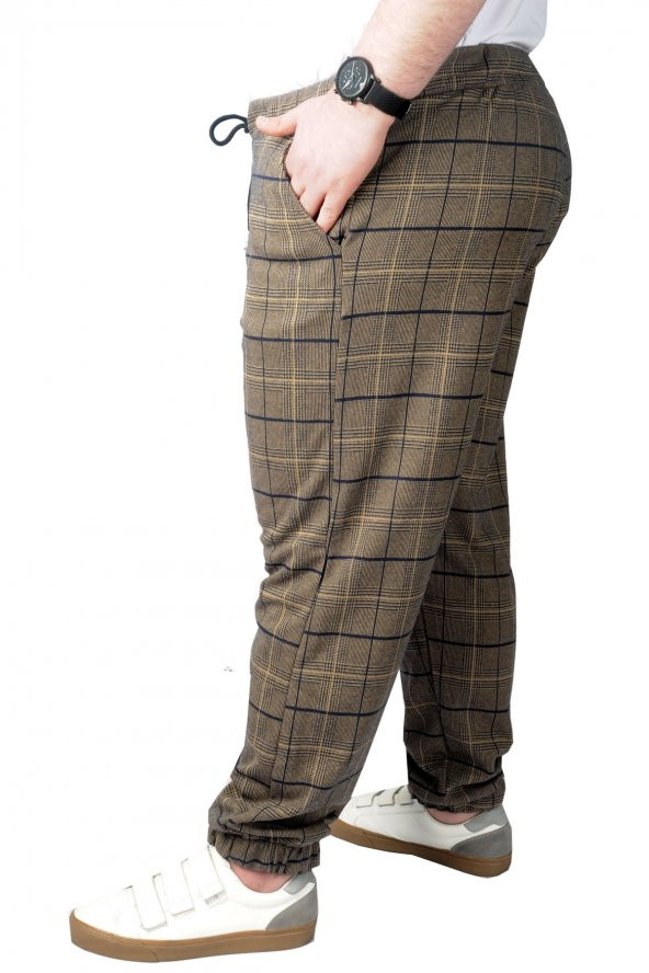 Mode XL Büyük Beden Erkek SweatPant 22512 SütlüKahve - 2