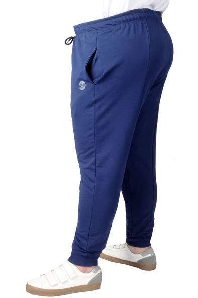 Mode XL Büyük Beden Eşofman Altı Parçalı MD 22014 İndigo - Resim 3