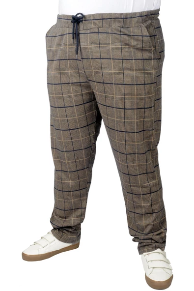 Mode XL Büyük Beden Erkek SweatPant Yancep 22514 SütlüKahve