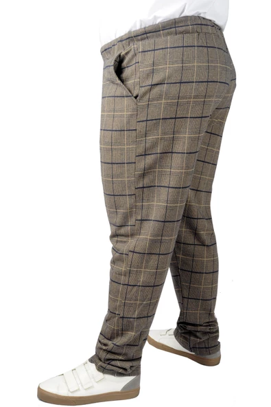 Mode XL Büyük Beden Erkek SweatPant Yancep 22514 SütlüKahve - 2