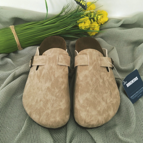 Birkenstock Boston Kadın Terlik Bej