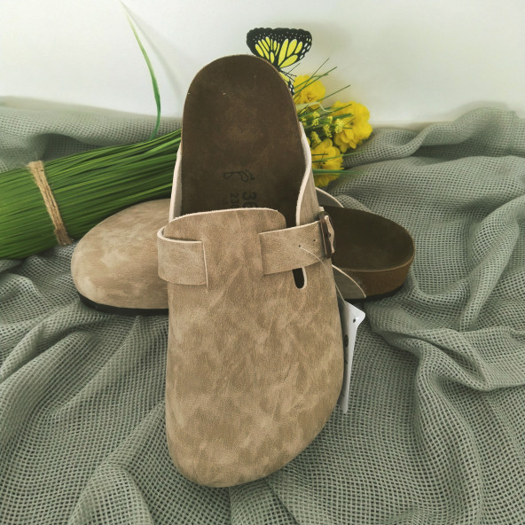 Birkenstock Boston Kadın Terlik Bej - 2
