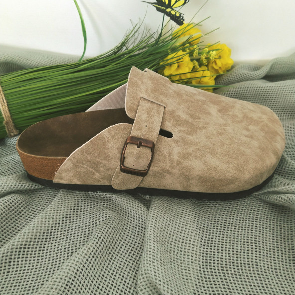 Birkenstock Boston Kadın Terlik Bej - 4
