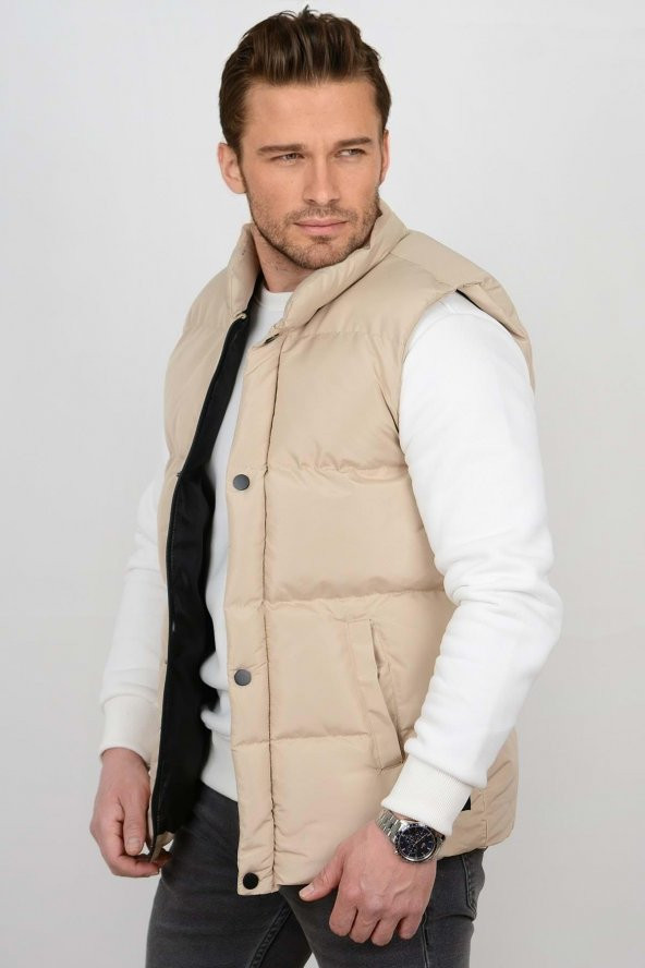 Erkek Crozvise Slim Fit Şişme Yelek KF03 - 12