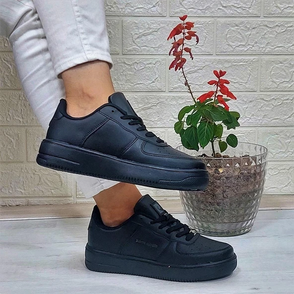 Pierre Cardin 31370-31371 Siyah Fuspetli Hafif  Spor Ayakkabı - 4