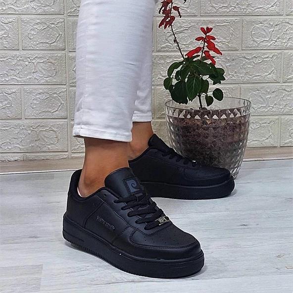 Pierre Cardin 31370-31371 Siyah Fuspetli Hafif  Spor Ayakkabı - 5