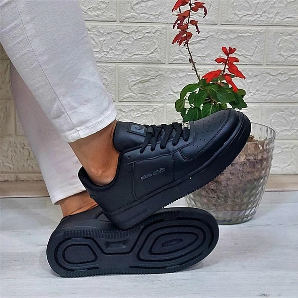 Pierre Cardin 31370-31371 Siyah Fuspetli Hafif  Spor Ayakkabı - 2