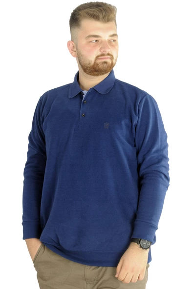 Mode XL Erkek Sweatshirt  Polo Vnz Selanik 20440 İndigo ürün görseli