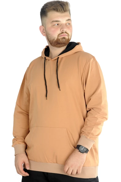 Mode XL Büyük Beden Eşofman Üstü 2ip Basic 20569 Sütlü Kahve - 2