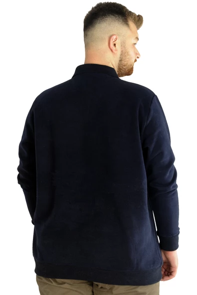 Mode XL Erkek Sweatshirt  Polo Selanik Strong 22440 Lacivert - Resim 3