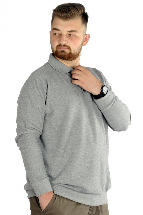 Mode XL Erkek Sweatshirt  Polo Selanik Strong 22440 Grimelanj - 2