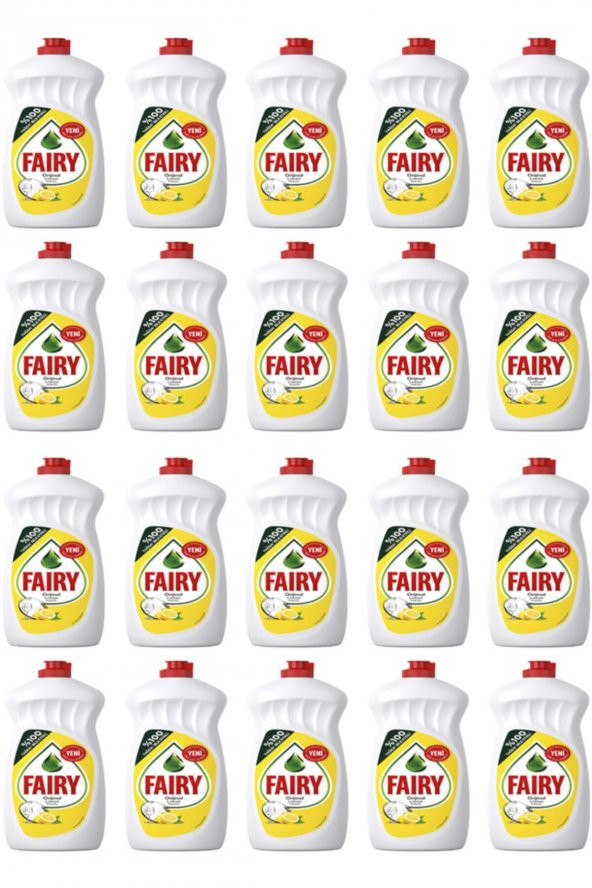 Fairy Sıvı Bulaşık Deterjanı Limon 650 Ml X 20 Adet