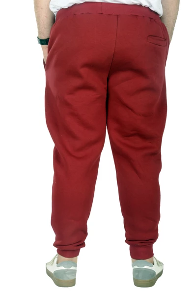 Mode XL Büyük Beden Erkek Esofman Altı 3ip 20583 Bordo - Resim 3