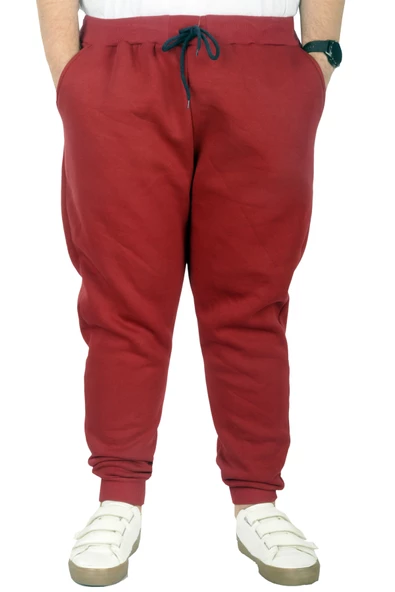 Mode XL Büyük Beden Erkek Esofman Altı 3ip 20583 Bordo ürün görseli