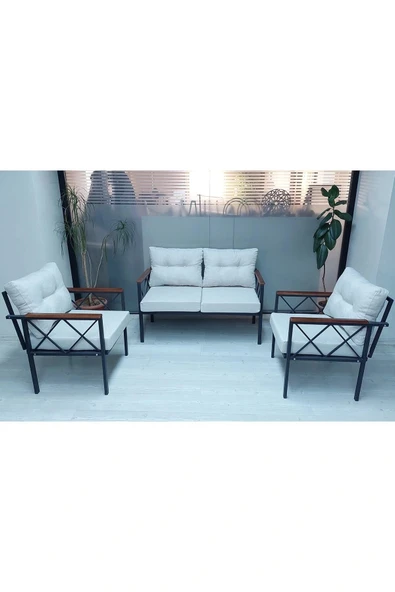 adımshops Çayseti,oturma Grubu Bahçe,balkon,cafe Mobilyası,koltuk Takımı,ofis Koltuğu - Resim 2