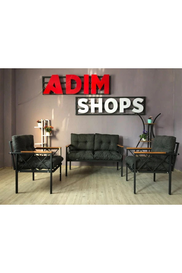 adımshops Balkon-bahçe-kafe,çay Seti,koltuk Takımı,oturma Grubu,ofis Koltuğu MİAMİ YENİ