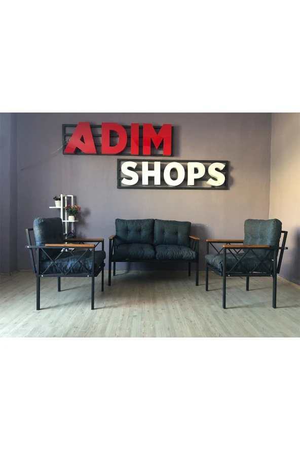 adımshops Balkon-bahçe-kafe,çay Seti,koltuk Takımı,oturma Grubu,ofis Koltuğu MİAMİ YENİ