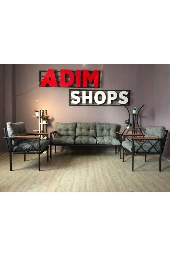 adımshops Balkon-bahçe-kafe,çay Seti,koltuk Takımı,oturma Grubu,ofis Koltuğu MİAMİ YENİ