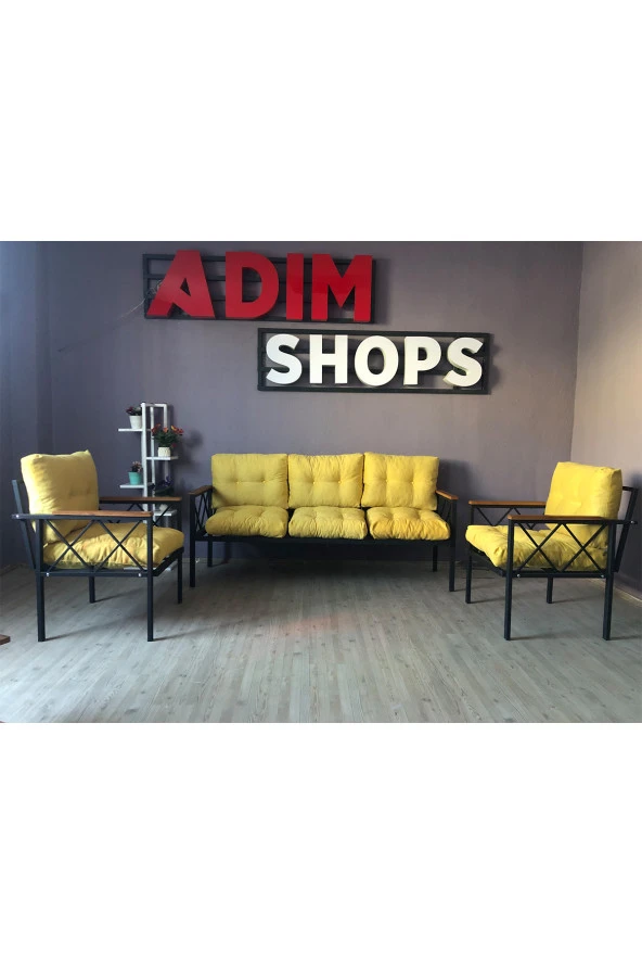 adımshops Balkon-bahçe-kafe,çay Seti,koltuk Takımı,oturma Grubu,ofis Koltuğu MİAMİ YENİ