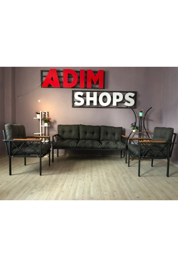 adımshops Balkon-bahçe-kafe,çay Seti,koltuk Takımı,oturma Grubu,ofis Koltuğu MİAMİ YENİ