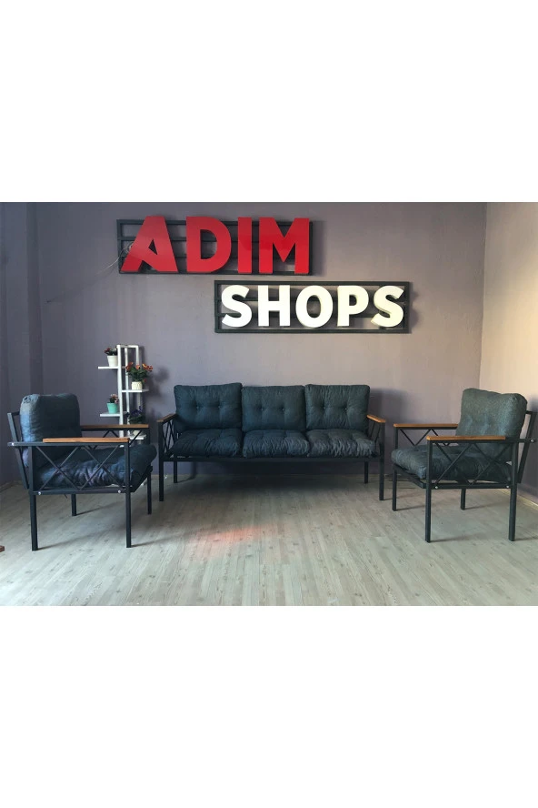 adımshops Balkon-bahçe-kafe,çay Seti,koltuk Takımı,oturma Grubu,ofis Koltuğu MİAMİ YENİ