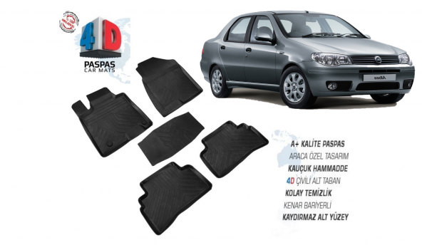 ALBEA 4D ARACA ÖZEL PASPAS OMSA 2003 2004 2005 2006 2007 2008 2009 2010 2011 2012 2013 ürün görseli 1