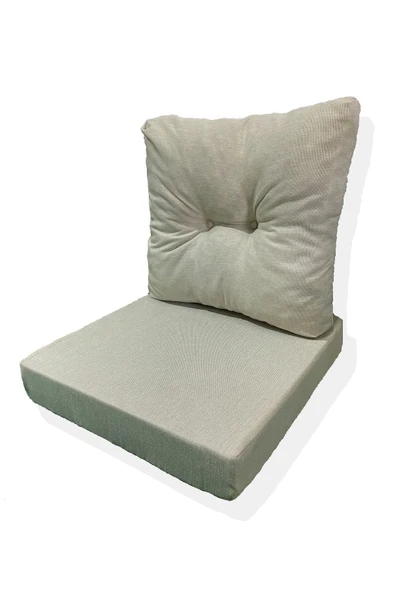 adımshops Bahçe Balkon Minderi,çayseti Minderi,palet Minderi, (1 Adet Minder, 1 Adet Kırlent