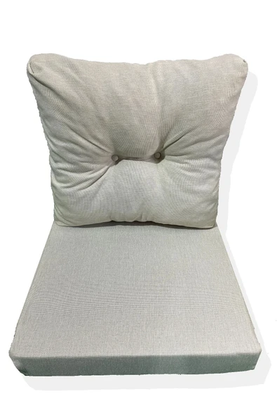 adımshops Bahçe Balkon Minderi,çayseti Minderi,palet Minderi, (1 Adet Minder, 1 Adet Kırlent - 2