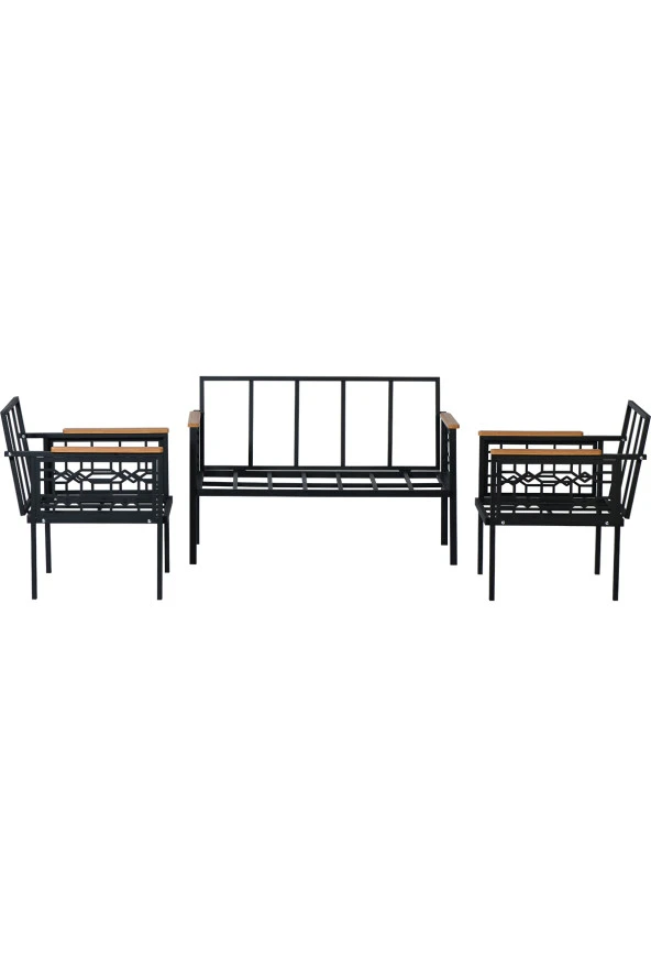 adımshops Balkon-bahçe-kafe Çay Seti Koltuk Oturma Takımı-oturma Grubu (İSKELET)