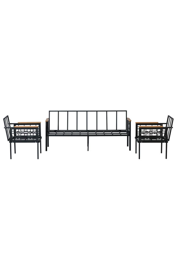 adımshops Balkon-bahçe-kafe Çay Seti Koltuk Oturma Takımı-oturma Grubu (İSKELET)