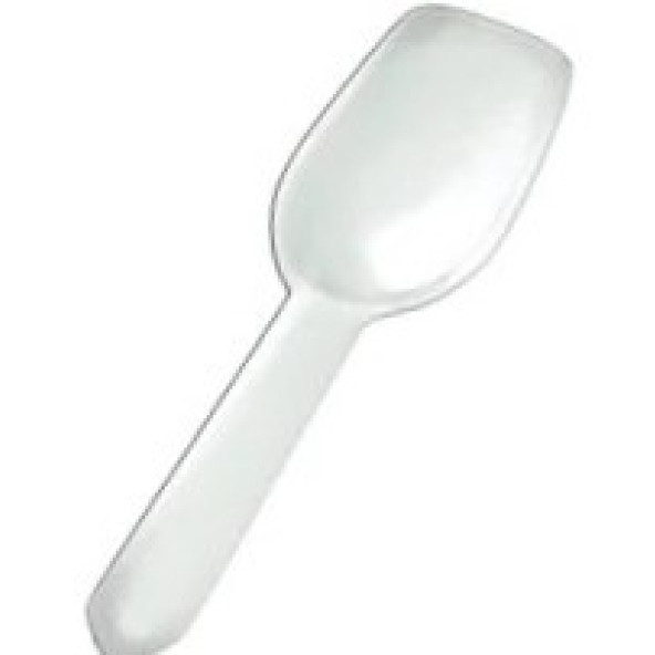 Panda Plastik Dondurma Kaşığı  7 Cm 100 adet