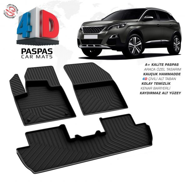 5008 GT 4D HAVUZLU PASPAS ARACA ÖZEL 2016 2017 2018 2019 2020 2021 2022 2023 2024