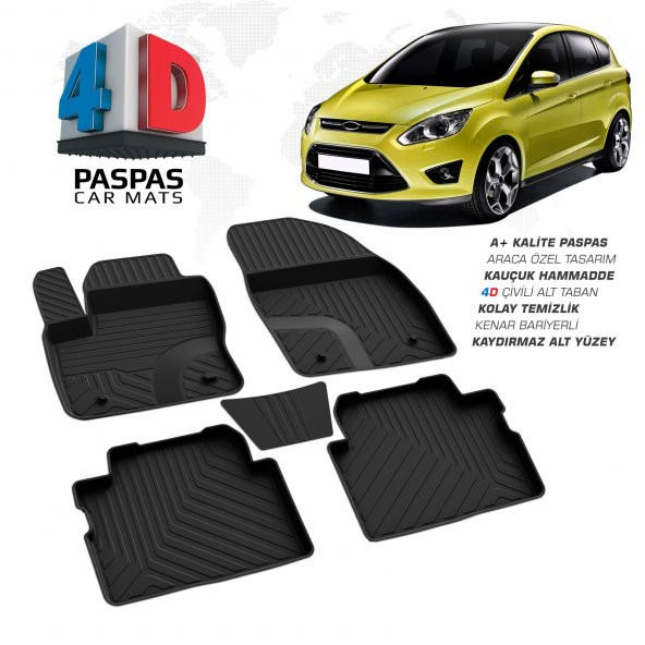 C-MAX 4D HAVUZLU PASPAS 2011 2012 2013 2014 2015 2016 2017 2018 2019 2020 - Resim 5