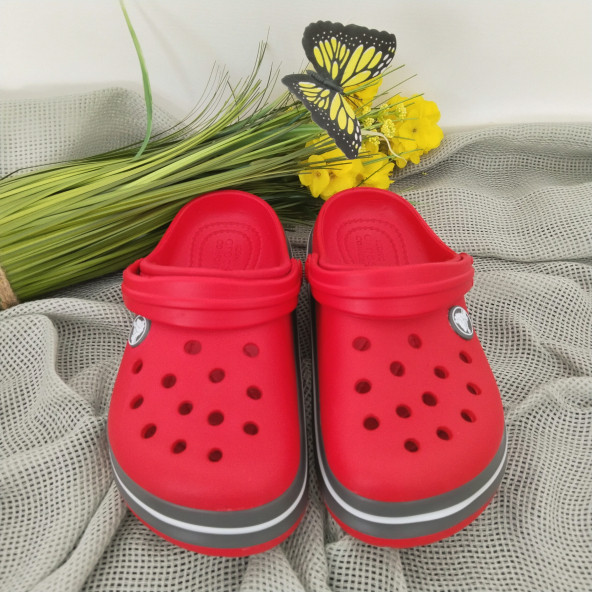 CROCS CROCBAND COMFORT  ÇOCUK  KIRMIZI TERLİK
