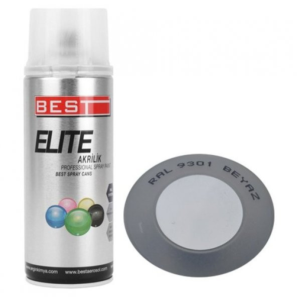 Best Elite Sprey Boya Ral 9301 Beyaz Eşya Beyazı 400ML ürün görseli
