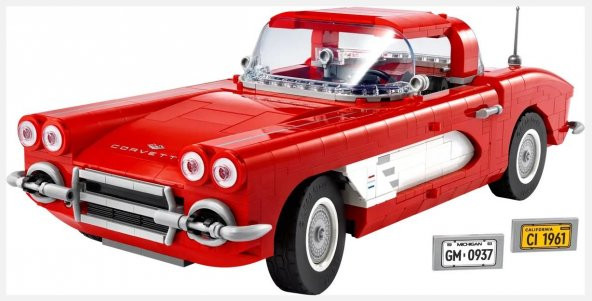 Lego icons 10321 Chevrolet Corvette 1961 - 3