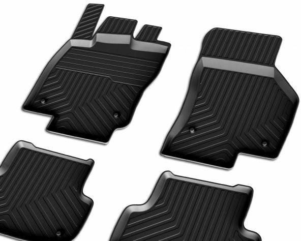 Skoda Octavia A7 4D Havuzlu Paspas OMSA 2013 2014 2015 2016 2017 2018 2019 2020 - Resim 3