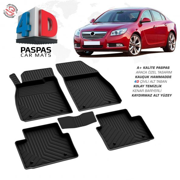 İNSİGNİA 4D HAVUZLU PASPAS OMSA 2008 2009 2010 2011 2012 2013 2014 2015 2016 ürün görseli 1