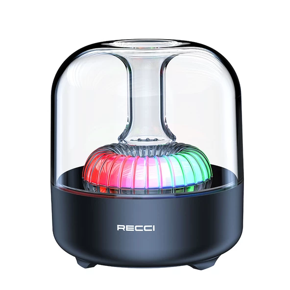 Recci RSK-W31 Amber FM/TF/AUX Hi-Fi RGB Işıklı Wireless Bluetooth 5.0 Speaker Hoparlör