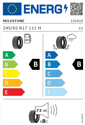 Milestone Suvmile H/T 245/65R17 111H RF Yaz Lastiği Üretim Tarihi 2025 - 3