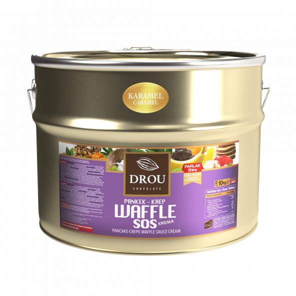 DROU KARAMEL AROMALI WAFFLE ÇİKOLATA 10KG TNK (EKO)