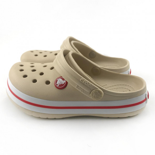 ÇOCUK CROCS CROCBAND COMFORT BEJ TERLİK