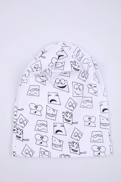 Babyhola 2-4 Yaş Kız Erkek Bebek Bere Şapka Karikatür Desen Hediyelik 1133 - 3