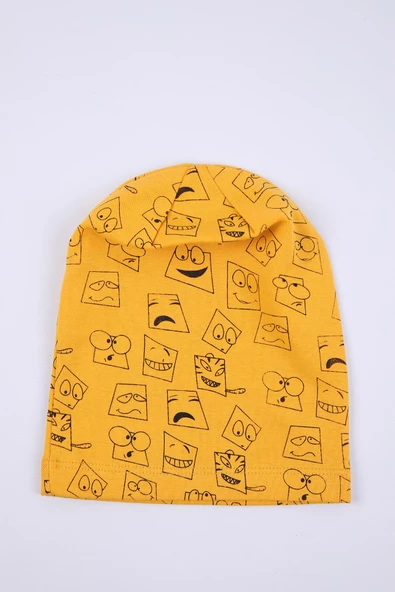 Babyhola 2-4 Yaş Kız Erkek Bebek Bere Şapka Karikatür Desen Hediyelik 1133 - 6